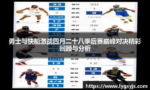 勇士与快船激战四月二十八季后赛巅峰对决精彩回顾与分析